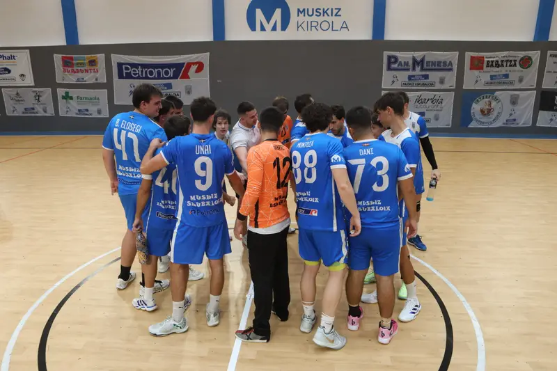 Sénior Bizkaia, en un tiempo muerto