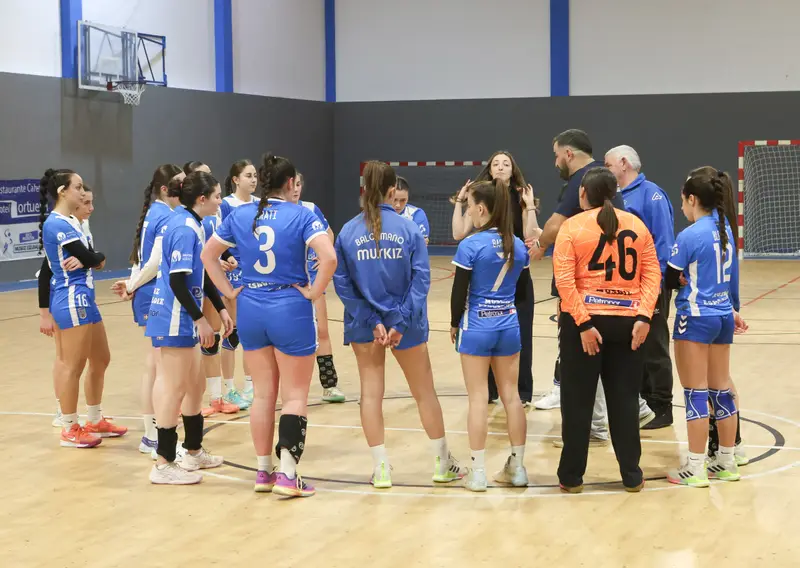 Sénior Femenino, en un tiempo muerto