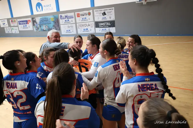 Sénior Femenino, en un tiempo muerto