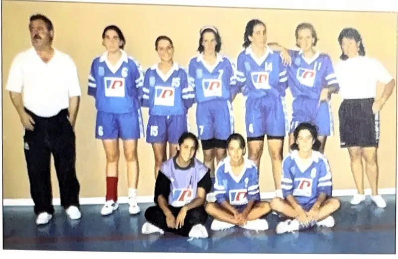 Juvenil femenino 1997-98, campeón de la Liga de Bizkaia.