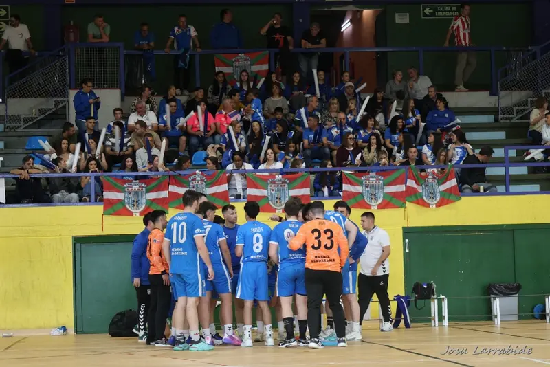 El Sénior Euskadi en la Final 4 de Legazpi, la primera fase de ascenso a Primera Nacional del club (2-5-2026). Foto: Josu Larrabide.