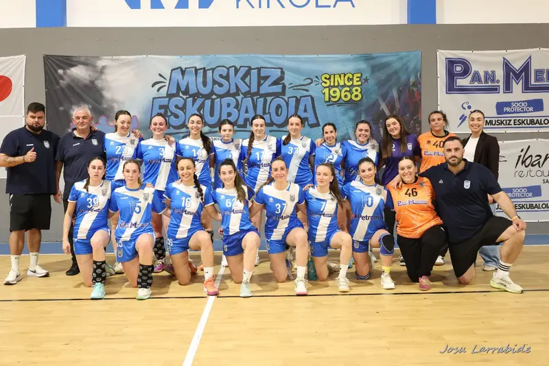 En la Final a 4 de Bizkaia que organizó el club en Muskiz (10-4-2026). Foto: Josu Larrabide.